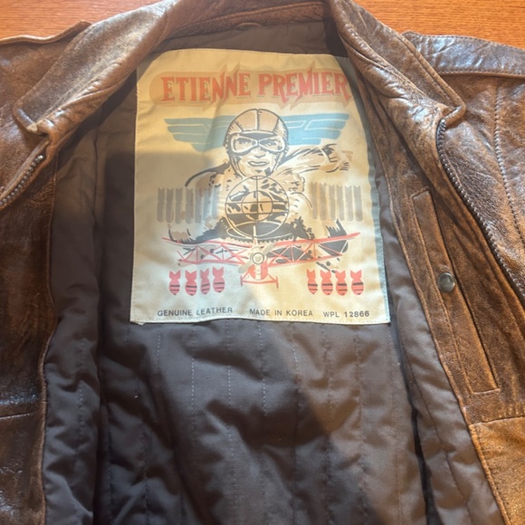 Etienne Premier Leather Bomber Jacket - Picture 2 of 5